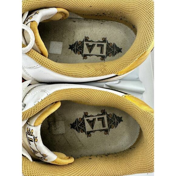 Nike Air Force 1 Low 2011 White Metallic Gold AF1 Sneakers 315122-145 Leather 14 - Picture 6 of 12